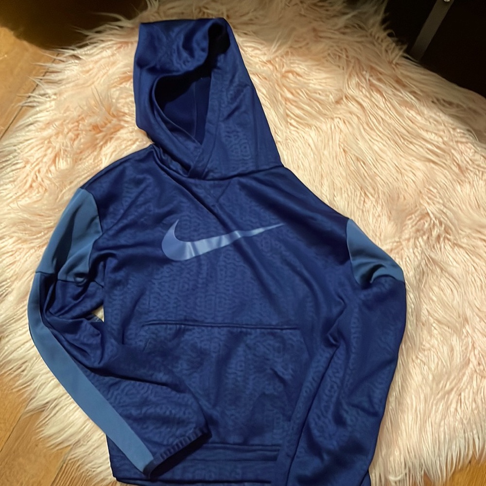 Navy blue girls large Nike sweatshirt